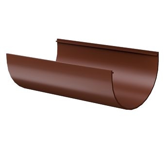 Жёлоб водосточный 1.5 м Стандарт (Standard) Светло-коричневый