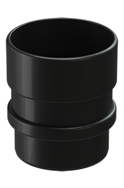 Муфта соединительная для водостока Premium Карбон, (RR-33)