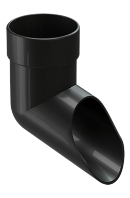Наконечник для водосточной трубы Premium Карбон, (RR-33)