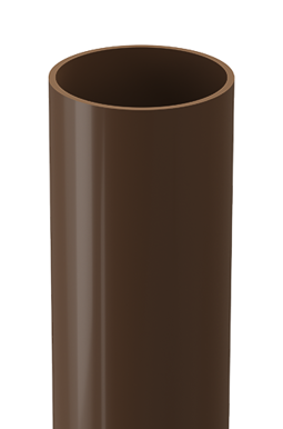 Труба водосточная 2 м Standard Светло-коричневый, (RAL 8017)